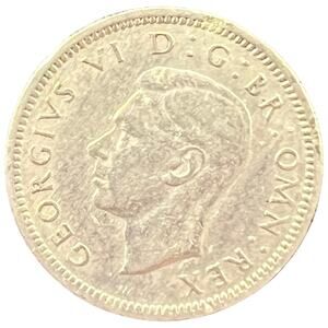 1949 SIXPENCE BRIDAL LUCKY MONEY SHOE